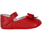 Baby Girls Red Bow Pre Walker Shoes Set, 2, hi-res